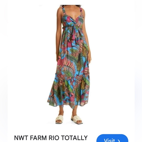 Exotic tropical design fabric wide leg, summer pants size S - Picture 8 of 8